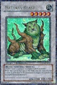 Naturia Beast DT02-EN032 Yu-Gi-Oh card from Duel Terminal 2