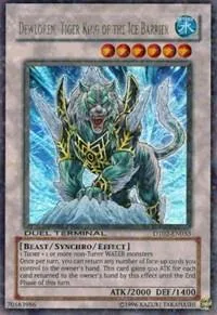 Dewloren, Tiger King of the Ice Barrier DT02-EN033 Yu-Gi-Oh card from Duel Terminal 2