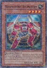 Morphtronic Boomboxen DT02-EN052 Yu-Gi-Oh card from Duel Terminal 2