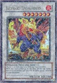Jurrac Giganoto DT02-EN087 Yu-Gi-Oh card from Duel Terminal 2