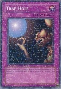 Trap Hole DT02-EN100 Yu-Gi-Oh card from Duel Terminal 2
