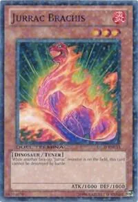 Jurrac Brachis DT03-EN015 Yu-Gi-Oh card from Duel Terminal 3