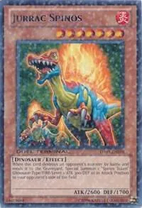 Jurrac Spinos DT03-EN016 Yu-Gi-Oh card from Duel Terminal 3