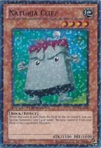 Naturia Cliff DT03-EN019 Yu-Gi-Oh card from Duel Terminal 3