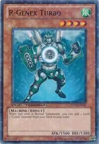 R-Genex Turbo DT03-EN021 Yu-Gi-Oh card from Duel Terminal 3