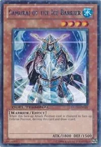 Samurai of the Ice Barrier DT03-EN026 Yu-Gi-Oh card from Duel Terminal 3
