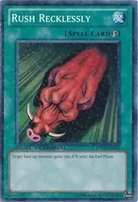Rush Recklessly DT03-EN041 Yu-Gi-Oh card from Duel Terminal 3