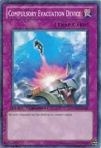 Compulsory Evacuation Device DT03-EN046 Yu-Gi-Oh card from Duel Terminal 3