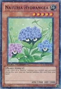 Naturia Hydrangea DT03-EN072 Yu-Gi-Oh card from Duel Terminal 3