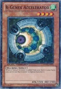 R-Genex Accelerator DT03-EN073 Yu-Gi-Oh card from Duel Terminal 3