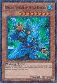 General Grunard of the Ice Barrier DT03-EN077 Yu-Gi-Oh card from Duel Terminal 3