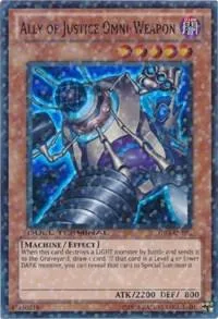Ally of Justice Omni-Weapon DT03-EN078 Yu-Gi-Oh card from Duel Terminal 3