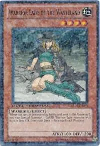 Warrior Lady of the Wasteland DT04-EN006 Yu-Gi-Oh card from Duel Terminal 4