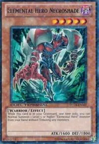Elemental Hero Necroshade DT04-EN007 Yu-Gi-Oh card from Duel Terminal 4
