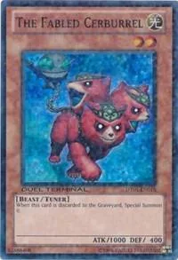 The Fabled Cerburrel DT04-EN018 Yu-Gi-Oh card from Duel Terminal 4