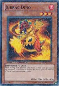 Jurrac Dino DT04-EN025 Yu-Gi-Oh card from Duel Terminal 4