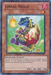 Jurrac Aeolo DT04-EN027 Yu-Gi-Oh card from Duel Terminal 4