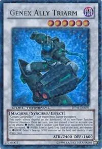 Genex Ally Triarm DT04-EN038 Yu-Gi-Oh card from Duel Terminal 4