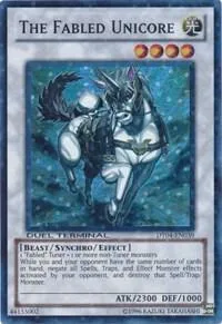 The Fabled Unicore DT04-EN039 Yu-Gi-Oh card from Duel Terminal 4