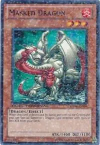 Masked Dragon DT04-EN056 Yu-Gi-Oh card from Duel Terminal 4