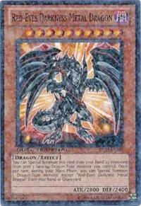 Red-Eyes Darkness Metal Dragon DT04-EN060 Yu-Gi-Oh card from Duel Terminal 4