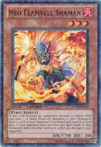 Neo Flamvell Shaman DT04-EN063 Yu-Gi-Oh card from Duel Terminal 4