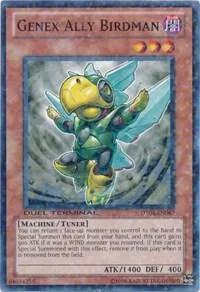 Genex Ally Birdman DT04-EN067 Yu-Gi-Oh card from Duel Terminal 4