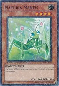 Naturia Mantis DT04-EN079 Yu-Gi-Oh card from Duel Terminal 4