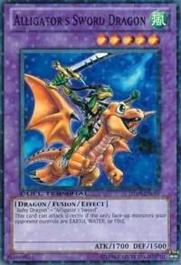 Alligator's Sword Dragon DT04-EN086 Yu-Gi-Oh card from Duel Terminal 4