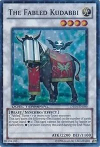 The Fabled Kudabbi DT04-EN090 Yu-Gi-Oh card from Duel Terminal 4