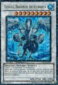Trishula, Dragon of the Ice Barrier DT04-EN092 Yu-Gi-Oh card from Duel Terminal 4