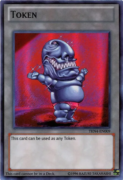 Token: Ojama Black TKN4-EN009 Yu-Gi-Oh card from Yu-Gi-Oh! Tokens