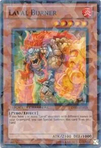 Laval Burner DT05-EN028 Yu-Gi-Oh card from Duel Terminal 5