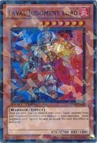Laval Judgment Lord DT05-EN029 Yu-Gi-Oh card from Duel Terminal 5