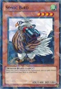 Sonic Bird DT05-EN052 Yu-Gi-Oh card from Duel Terminal 5