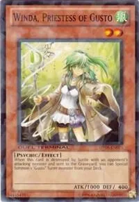 Winda, Priestess of Gusto DT05-EN073 Yu-Gi-Oh card from Duel Terminal 5