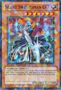 Silent Swordsman LV7 DT06-EN001 Yu-Gi-Oh card from Duel Terminal 6