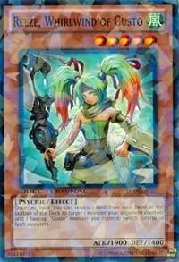 Reeze, Whirlwind of Gusto DT06-EN027 Yu-Gi-Oh card from Duel Terminal 6
