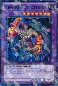 Gem-Knight Citrine DT06-EN035 Yu-Gi-Oh card from Duel Terminal 6