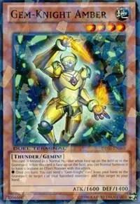 Gem-Knight Amber DT06-EN069 Yu-Gi-Oh card from Duel Terminal 6
