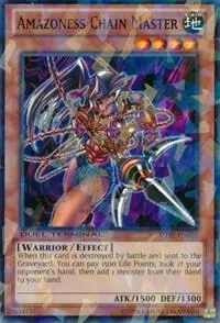 Amazoness Chain Master DT07-EN004 Yu-Gi-Oh card from Duel Terminal 7