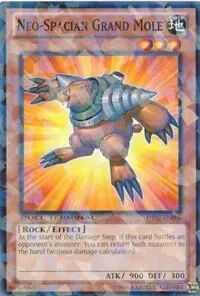 Neo-Spacian Grand Mole DT07-EN006 Yu-Gi-Oh card from Duel Terminal 7