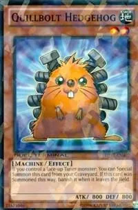 Quillbolt Hedgehog DT07-EN007 Yu-Gi-Oh card from Duel Terminal 7