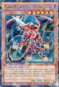 White-Horned Dragon DT07-EN009 Yu-Gi-Oh card from Duel Terminal 7