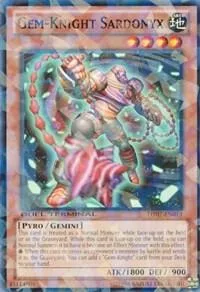Gem-Knight Sardonyx DT07-EN014 Yu-Gi-Oh card from Duel Terminal 7
