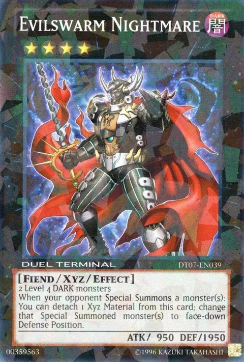 Evilswarm Nightmare DT07-EN039 Yu-Gi-Oh card from Duel Terminal 7