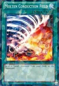 Molten Conduction Field DT07-EN043 Yu-Gi-Oh card from Duel Terminal 7