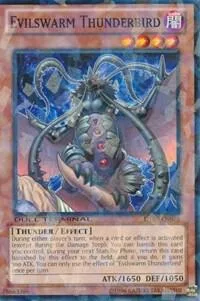 Evilswarm Thunderbird DT07-EN075 Yu-Gi-Oh card from Duel Terminal 7