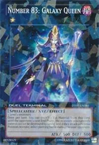 Number 83: Galaxy Queen DT07-EN085 Yu-Gi-Oh card from Duel Terminal 7