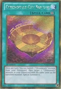 Chronomaly City Babylon PGLD-EN008 Unlimited Yu-Gi-Oh card from Premium Gold